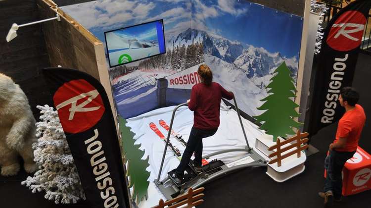 Pro Ski Fit 360 Simulator at La Part-Dieu des Neiges 2014
