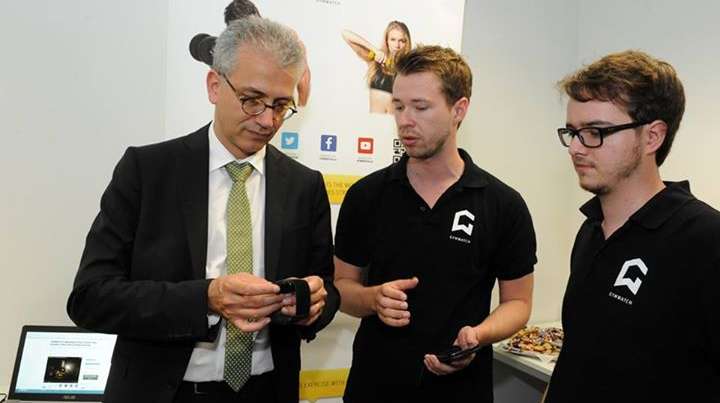 Gymwatch Presents Innovative Fitness Sensor at TU Darmstadt