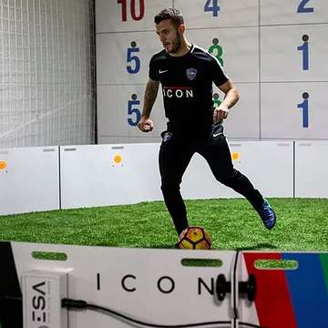 ICON Arena and Precision Wall Accelerate Football Training