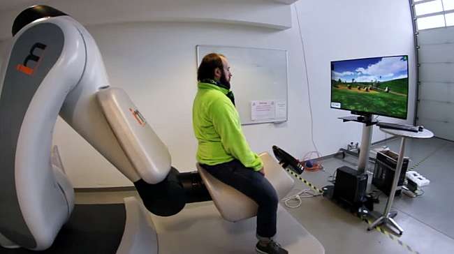 Hirob VR Rehabilitation Robot Uses Virtual Environments to Enhance Neurological Rehabilitation
