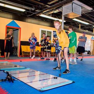 SuperDeker Helps Hockey Players Improve Their Passing and Stick Handling Skills