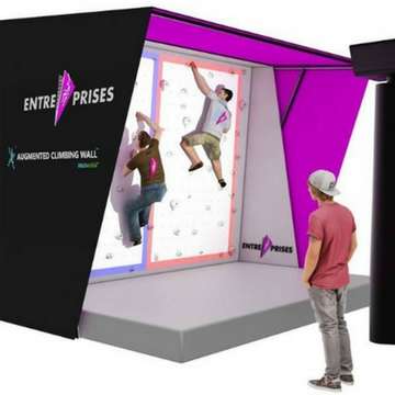 Augmented Climbing Wall Gets Global Service Package Through Partnership with Entre-Prises