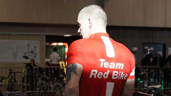 Bkool Indoor Trainers in Red Bike Charity Race