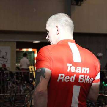 Bkool Indoor Trainers in Red Bike Charity Race