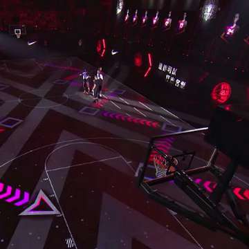 Nike Rise 2.0 Digital Basketball Training Court Combines Experiential Design with Advanced Tracking