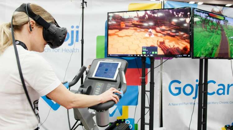 Blue Goji's Active VR Games Immerse Players in Virtual Worlds During Cardio Workouts