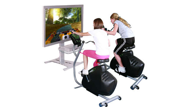 Interactive Biking with the ExerBike XG