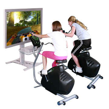 Interactive Biking with the ExerBike XG