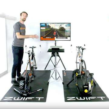 Zwift Offers Social Cycling in Virtual Environments