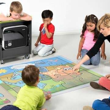 i3LIGHTHOUSE Interactive Floor Projector Promotes Learning Through Active Play in the Classrooom