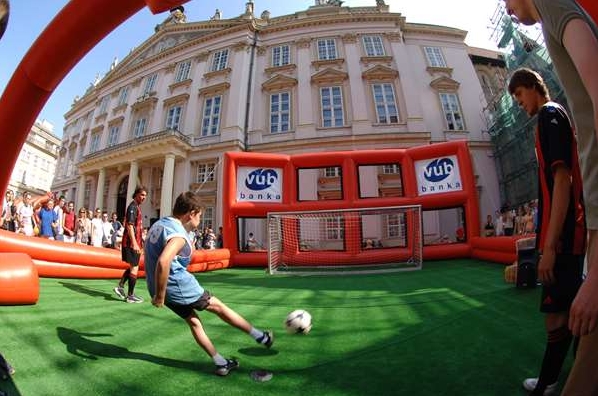 interactive soocer event game