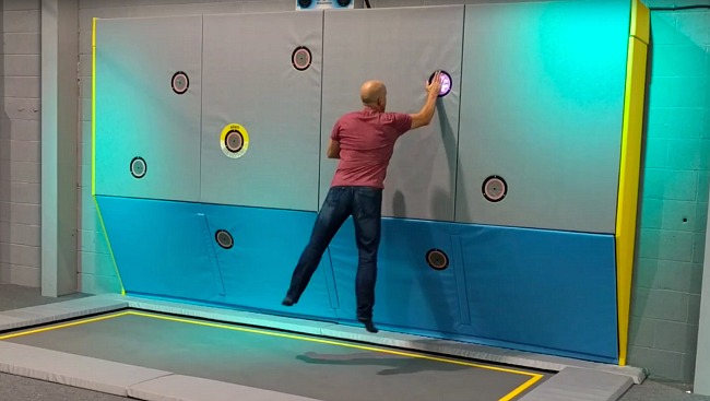 interactive trampoline game