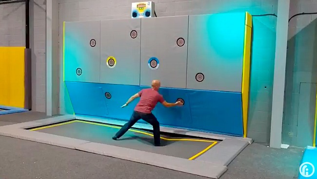 interactive trampoline game