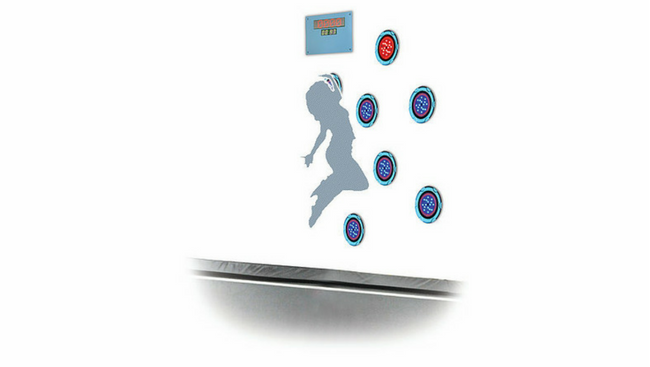 interactive trampoline game