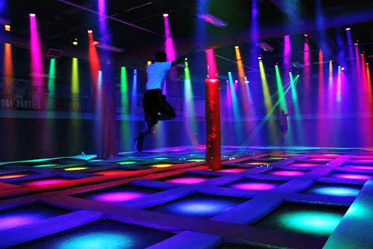interactive trampoline
