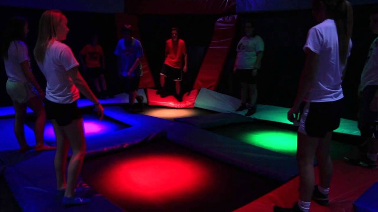 interactive trampoline