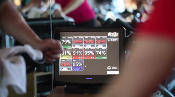 Gym heart rate monitor system sale