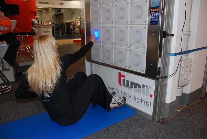interactive light wall twall