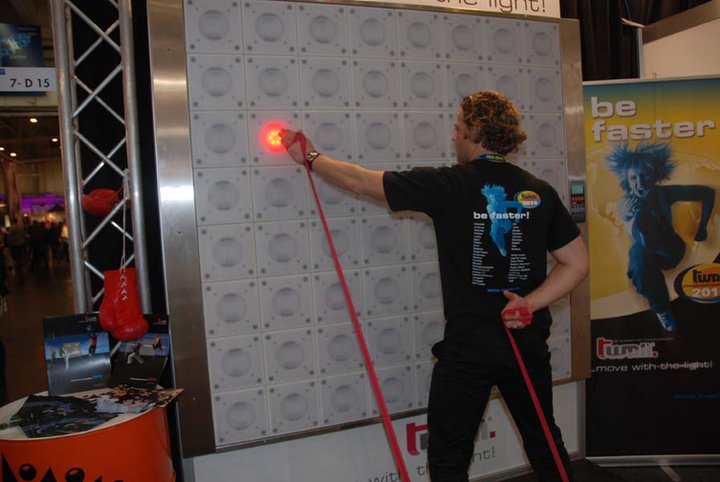 interactive light wall twall