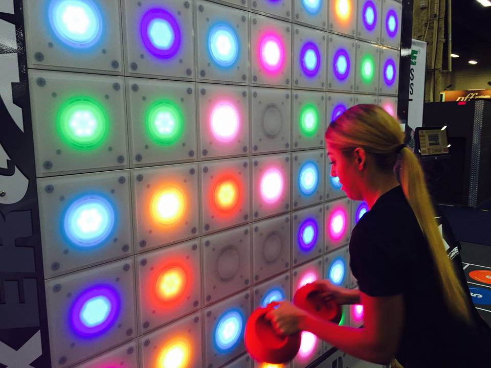 interactive light wall twall