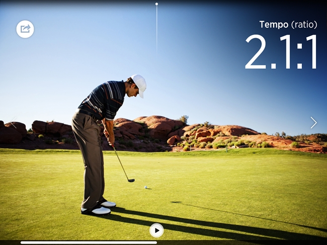 blast golf motion tracking senzor