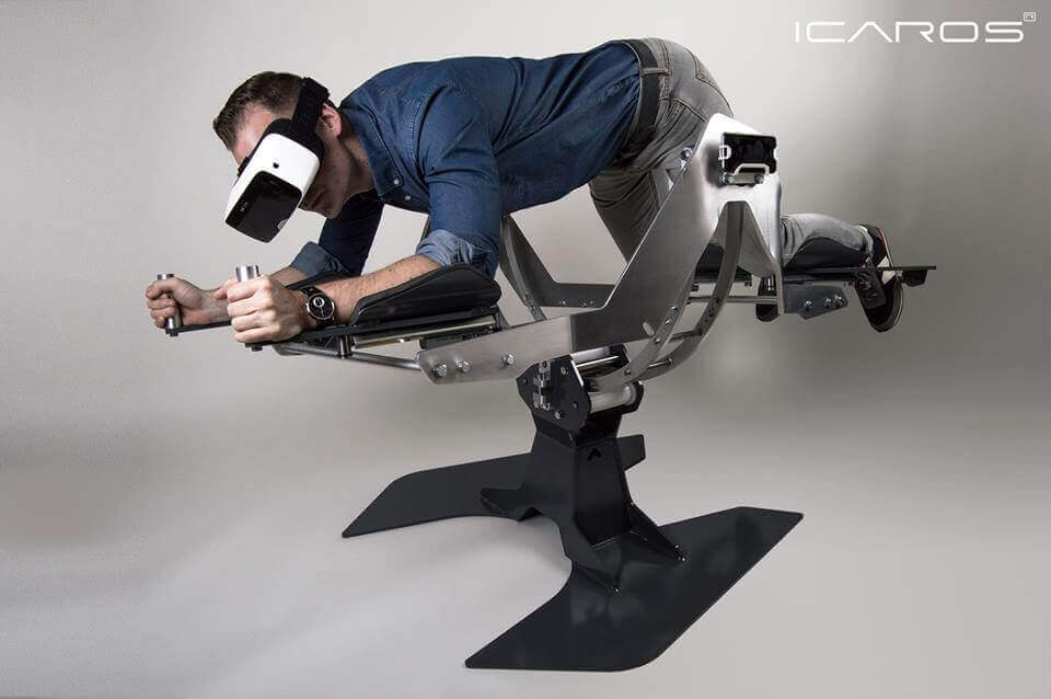 Icaros Flying Simulator Takes Fitness into Virtual Worlds Fitness Gaming