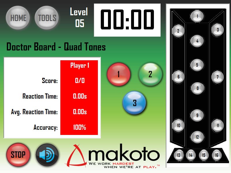 makoto interactive fitness training game