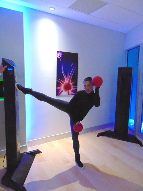 makoto interactive fitness training game
