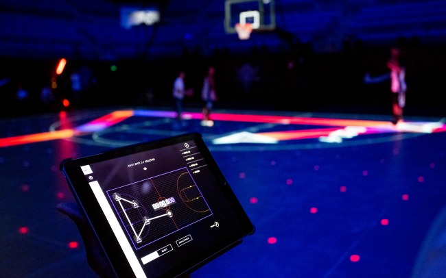 Nike Rise 2 0 Digital Basketball Training Court Combines Experiential