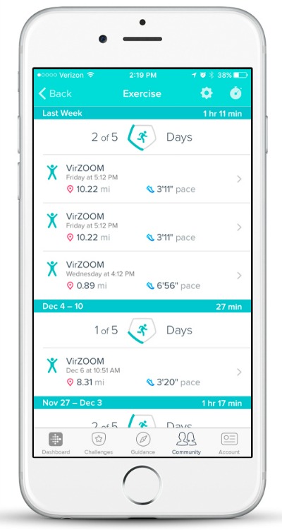 Fitbit heart sales rate peloton