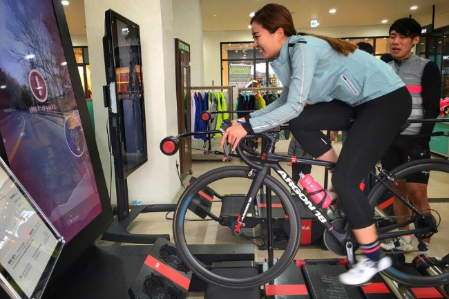 indoor bike simulator