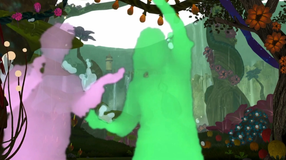 interactive wall game motion tracking