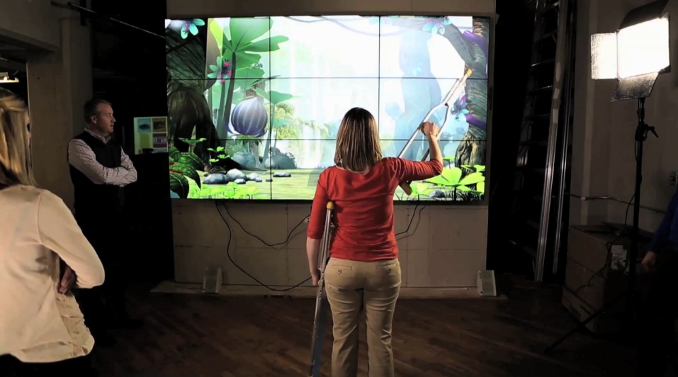 interactive wall game hospital