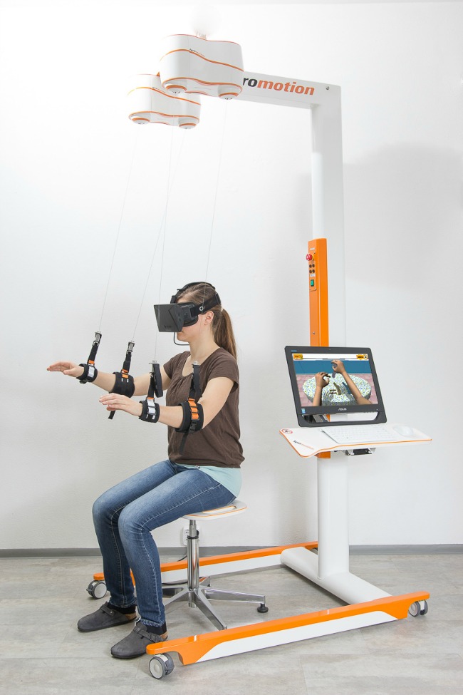 robotic rehab game