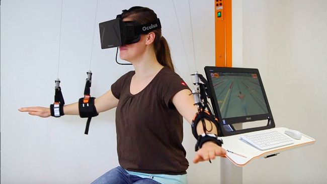 robotic rehab game