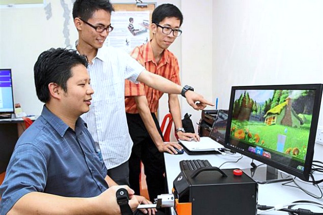 rehab robot game