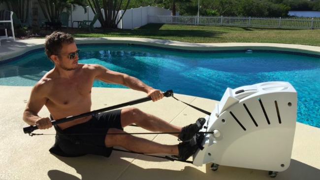 Rowing machine for kayak training sales